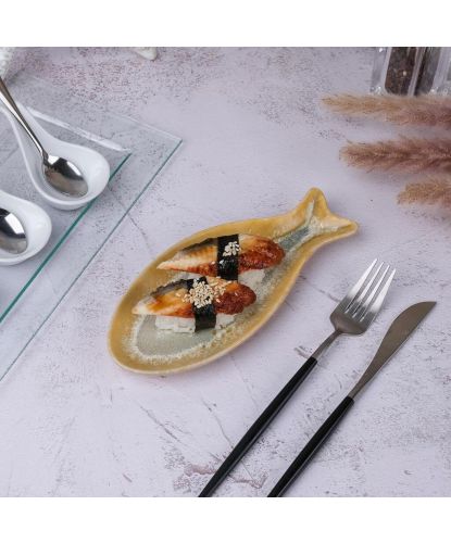 Блюдо для подачи 21*9 см h2 см Fish Pearl Blue Frutti di Mare P.L. [1] (3)