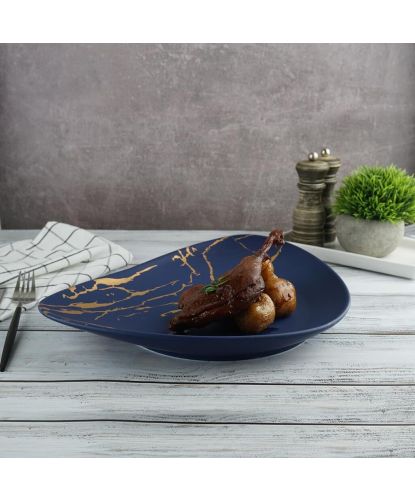 Тарелка 35*28 см Blue Gold P.L. Proff Cuisine [1] (4)