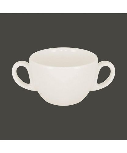 Бульонница с двумя ручками RAK Porcelain Barista 280 мл, h 6,3 см (2)