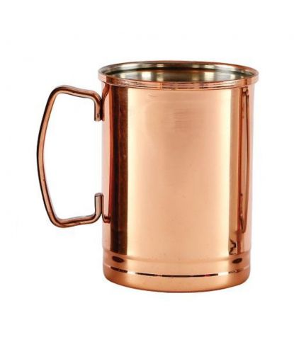 Кружка для коктейля 350 мл "Moscow Mule" d 7,5 см h10 см нерж. с медным покрытием P.L. Proff Cuisine (2)