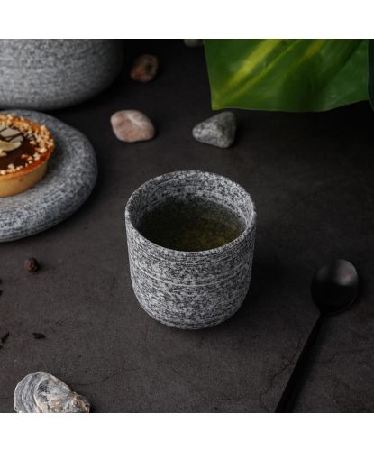 Чашка 250 мл чайная без ручки d 8 см h7,8 см Stone Untouched Taiga P.L. Proff Cuisine [1] (2)