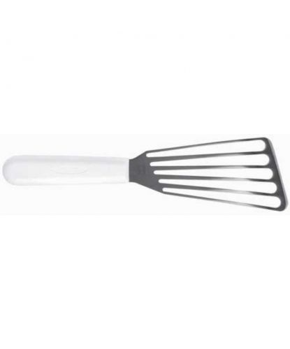 Лопатка 15,5*6,1 см перфорированная 29 см нерж. с пласт. ручкой черная Proff Chef Line (2)