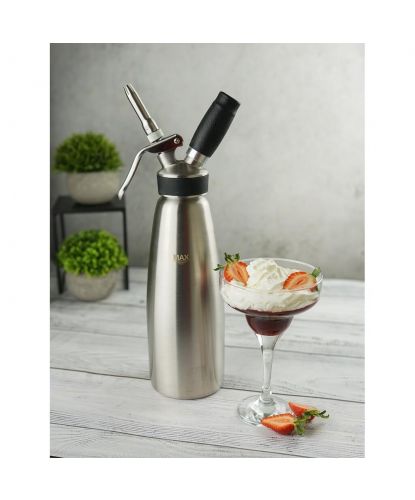 Сифон (кремер) для взбивания сливок 1 л (до +30°C) нерж/алюм P.L. Proff Cuisine (2)