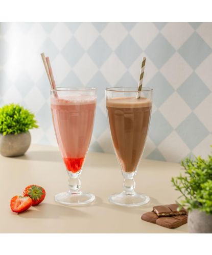 Бокал для коктейля 300 мл "Триумф" d 8 см h19 см Milkshake ОСЗ [12] (2)