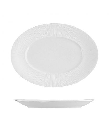 Блюдо овальное 31,5*23,3 см h3,5 см Frost White Moon P.L. Proff Cuisine [3] (2)