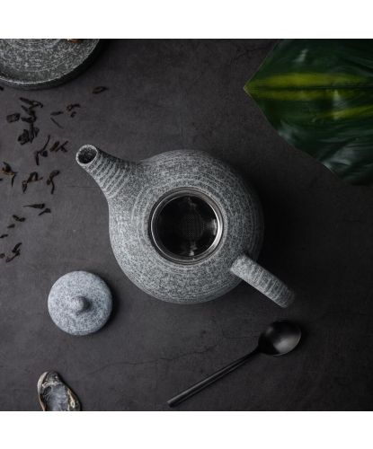 Чайник 700 мл с ситом d 12,8 см h10,2 см Stone Untouched Taiga P.L. Proff Cuisine [1] (9)