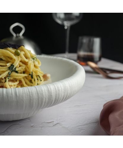 Салатник 300 мл d 22,5 см h6 см плоский White Moon P.L. Proff Cuisine [2] (9)