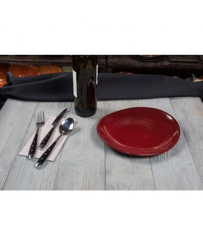Блюдо овальное 25*22,5*2,4 см Evolution Dark Red P.L. Proff Cuisine [1] (4)
