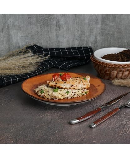 Тарелка 21 см h2,8 см Wood Fusion P.L. Proff Cuisine [6] (4)