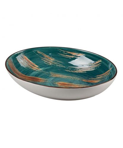 Салатник 1100 мл 25,9*19,3 см h5 см Texture Dark Green P.L. Proff Cuisine [1] (2)
