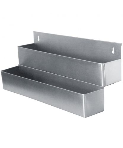 Подставка барная на 16 бутылок, 2 яруса, 81*21*25 см, нержавейка, P.L. - BarWare (2)