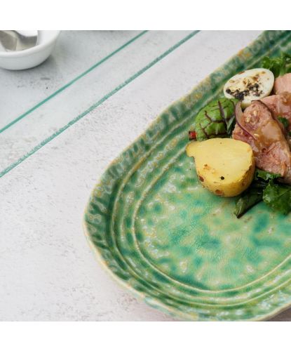 Блюдо овальное 32,5*13 см h2,5 см Green Frutti di Mare P.L. [1] (7)