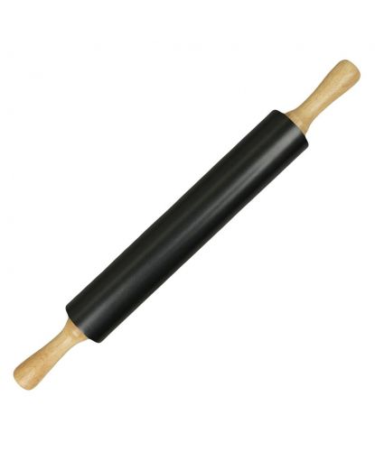 Скалка 30 см d 5 см алюм. с дерев. руч., L-общ 48,5 см P.L. Proff Cuisine NEW (2)