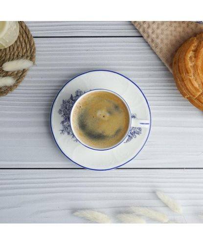 Кофейная пара 120 мл d 6,7 см h5,5 см Sea Flower P.L. Proff Cuisine [6] (5)