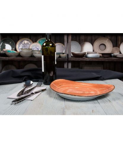 Тарелка 26,5*22 см Brown Shore Fusion P.L. Proff Cuisine [4] (2)