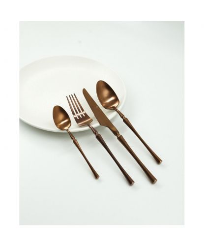Ложка чайная 15 см матовая медь PVD 1920-Copper P.L. [12] (10)