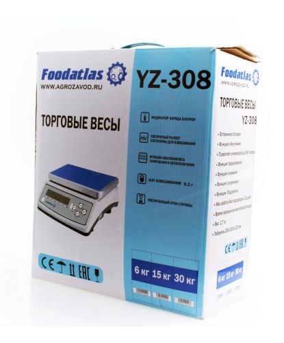 Торговые весы Foodatlas 6кг/0,2гр YZ-308 (6)