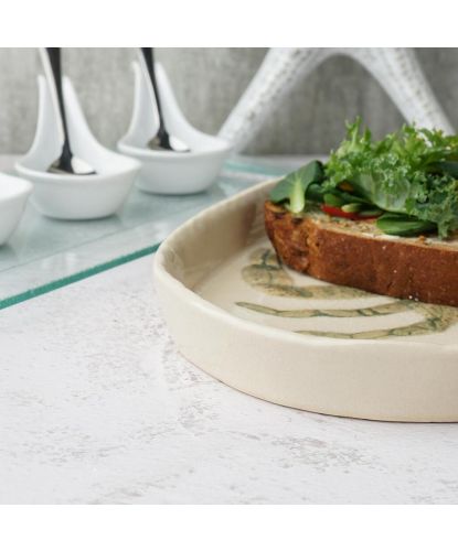 Блюдо овальное 29*18 см h2,5 см Crab Green Frutti di Mare P.L. [1] (8)
