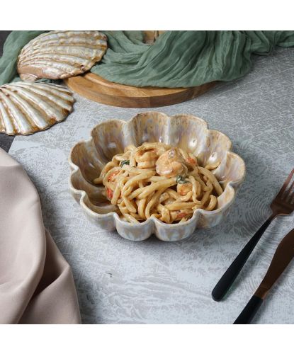 Салатник 650 мл d 20,5 см h5 см Pearl Shell Frutti di Mare P.L. [4] (2)