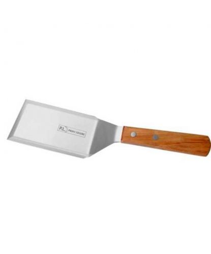 Лопатка 11*7 см острые края нерж. 30 см с дерев. ручкой P.L. Proff Cuisine (2)