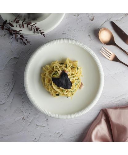 Салатник 300 мл d 22,5 см h6 см плоский White Moon P.L. Proff Cuisine [2] (14)