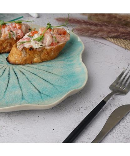 Блюдо для подачи 23,5*21,5 см h2,5 см Sea Blue Frutti di Mare P.L. [1] (7)