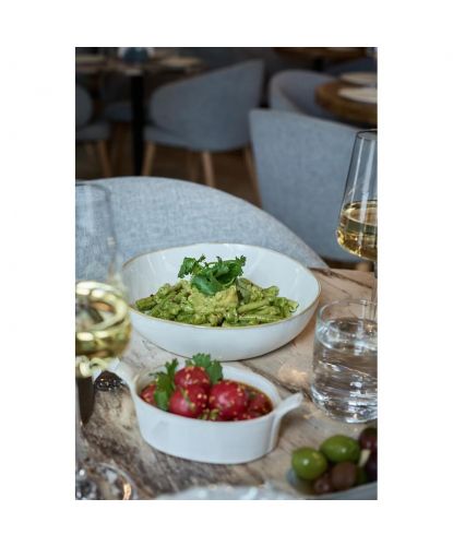 Блюдо овальное 15*8 см h4 см 200 мл Gray Oval Bucket с ручками Frutti di Mare P.L. [1] (14)