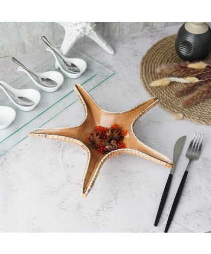 Блюдо для подачи 28*28 см h6 см 100 мл Звезда Pearl Starfish Frutti di Mare P.L. [1] (18)