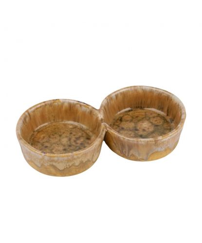 Соусник 130*130 мл двойной 15,7*7,8 см h3 см Light Brown Frutti di Mare P.L. [1] (2)