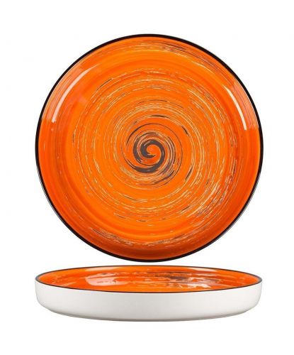 Тарелка с бортом d 23 см h3 см Texture Orange Circular P.L. Proff Cuisine [6] (2)
