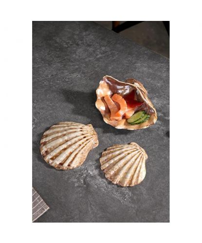 Блюдо для подачи 13*12 см h3 см 50 мл Pearl Shell Frutti di Mare P.L. [1] (4)