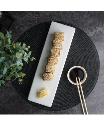 Блюдо прямоугольное 33*10 см h4 см White Matt Panasia P.L. Proff Cuisine [1] (4)