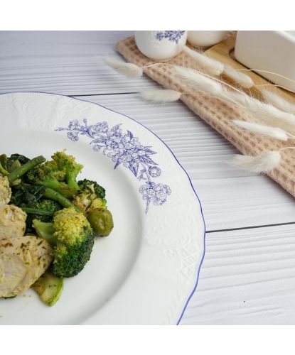 Тарелка d 27 см h1,7 см Sea Flower P.L. Proff Cuisine [6] (6)