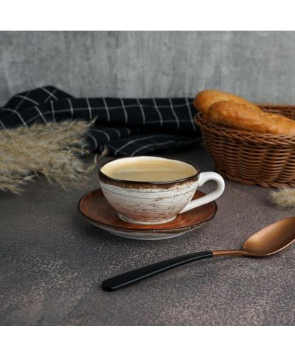 Кофейная пара 75 мл d 7,2 см h3,9 см Wood Fusion P.L. Proff Cuisine [6] (4)