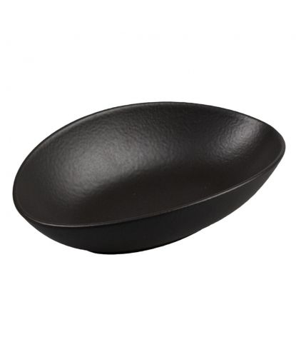 Салатник 700 мл 25*16 см h6,4 см Wave Up Smooth Black Raw Stellar P.L. Proff Cuisine [1] (2)