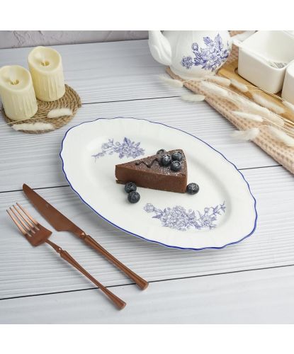 Блюдо овальное 30,7*19,3 см h2 см Sea Flower P.L. Proff Cuisine [1] (3)