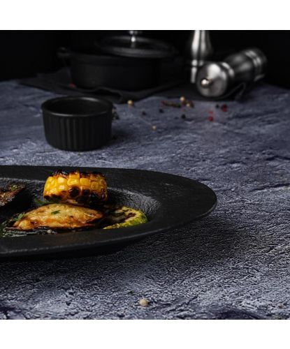 Блюдо овальное 40,8*14 см h3,5 см Black Raw Stellar P.L. Proff Cuisine [1] (5)