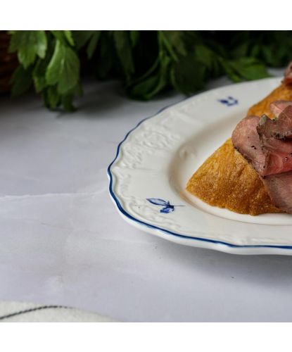 Блюдо овальное 25,2*16,1*2,1 см Blue Flower P.L. Proff Cuisine [1] (6)