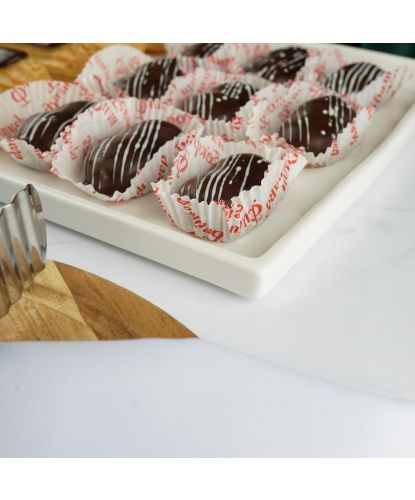 Блюдо прямоугольное 34*27 см h2 см 300 мл White Style Buffet P.L. [1] (6)
