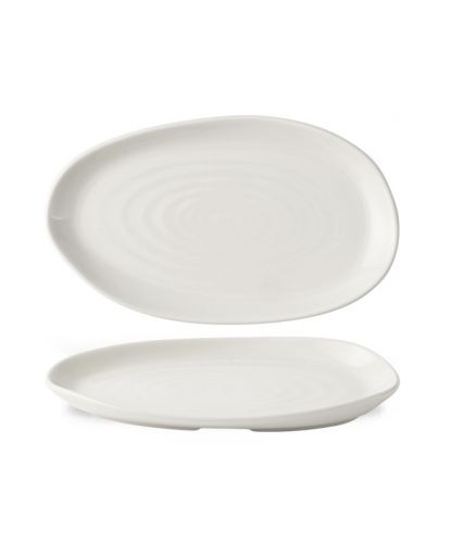Блюдо сервировочное 26x20см, Envisage Natural, цвет White WHPLA31 (1)