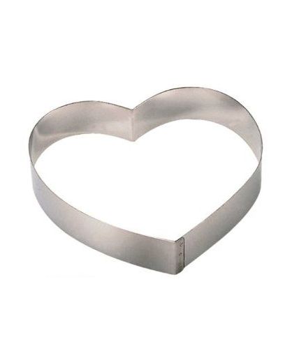 Форма кондитерская "Сердце" d=19 см. h=4 см. нерж. De Buyer  /1/ (1)