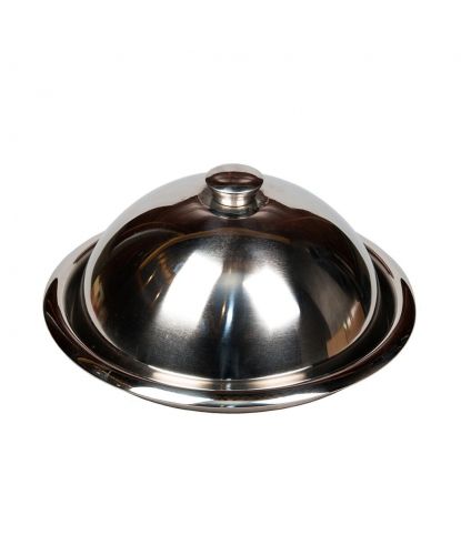 Блюдо для подачи с крышкой d 35 см нерж. P.L. Proff Cuisine (2)