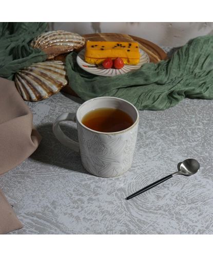 Кружка 350 мл d 9 см h9 см Gray Rock Flowers Frutti di Mare P.L. [6] (3)