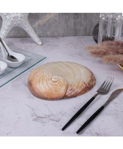 Салатник 365 мл 19*14,5 см h5 см Pearl Ammonite Shell Frutti di Mare P.L. [1] (8)
