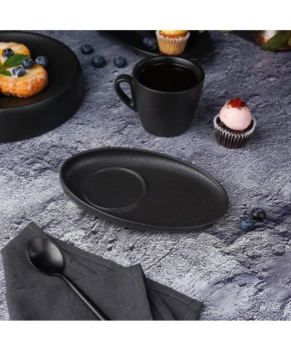 Кофейная пара 175 мл d 8,3 см h7 см Cappuccino Black Raw Stellar P.L. Proff Cuisine [6] (11)