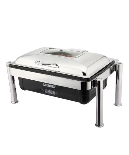 Мармит электрический 13,5 л 1/1 *100 с откидной крышкой нерж. SUNNEX (2)